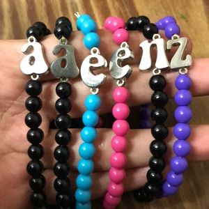 Letter bracelets